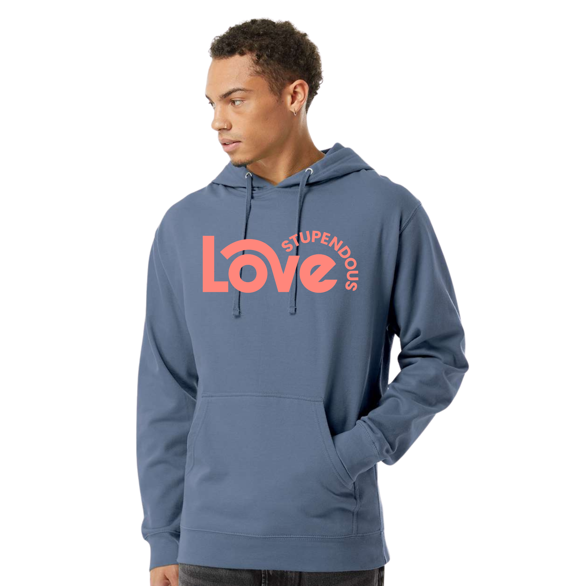 Stupendous Love Wave Logo Hoodie