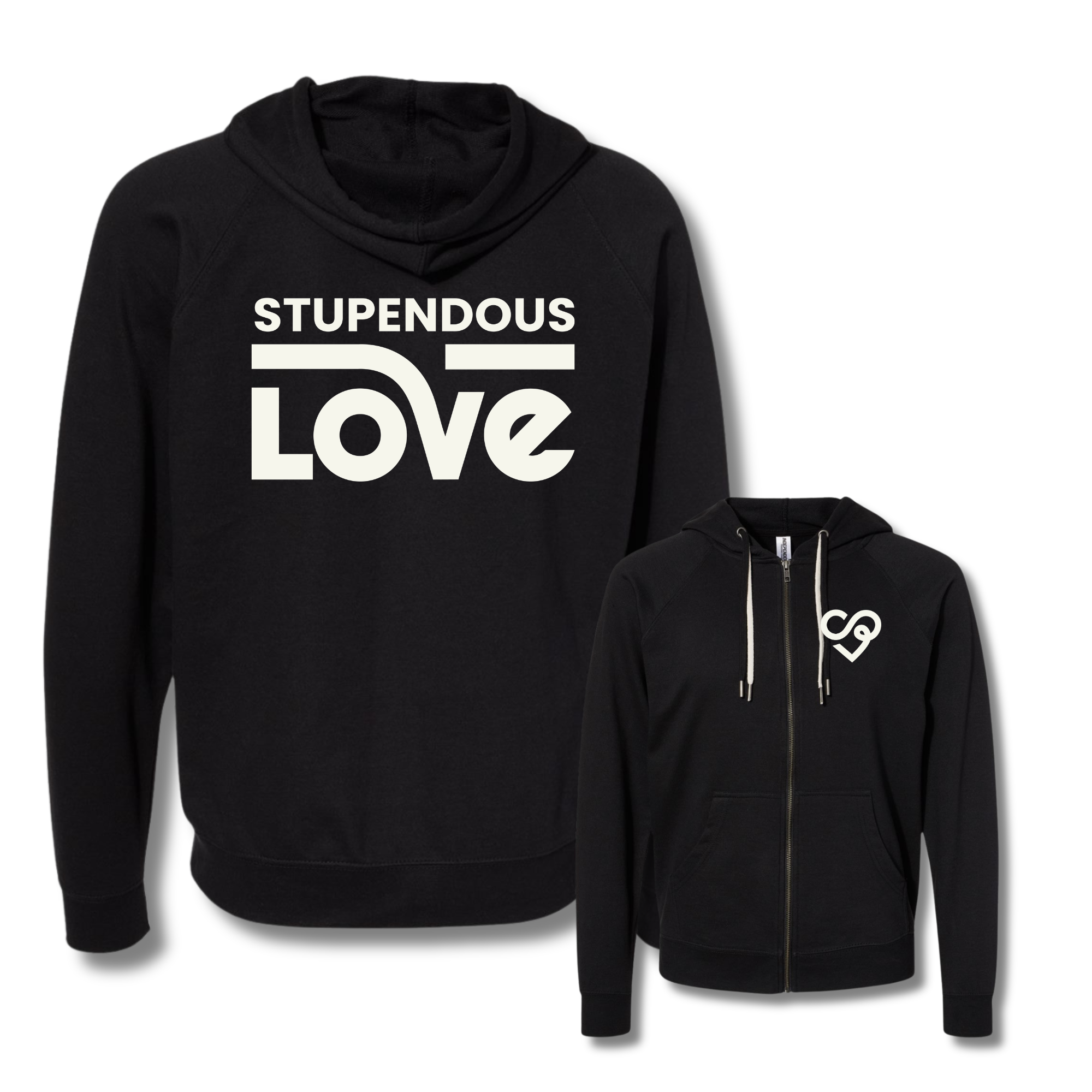 Stupendous Love Lightweight Zip Up Hoodie