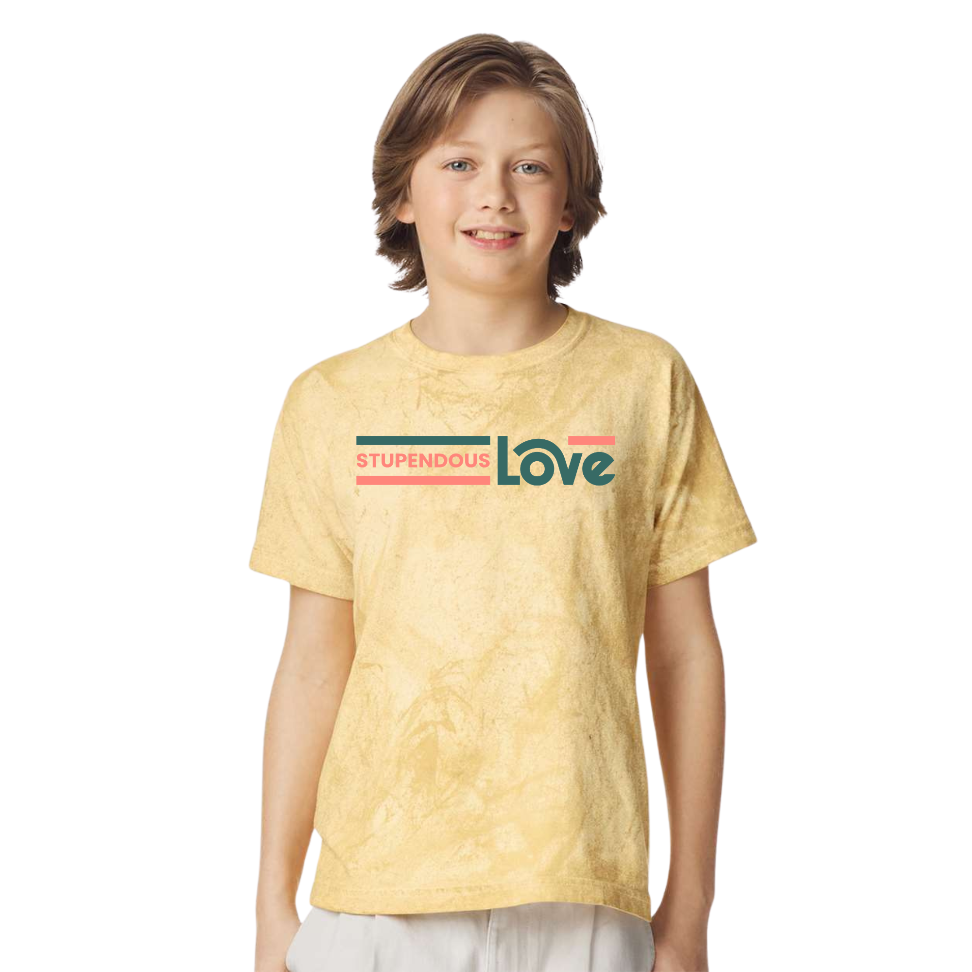 Stupendous Love Color Blast Youth Tee