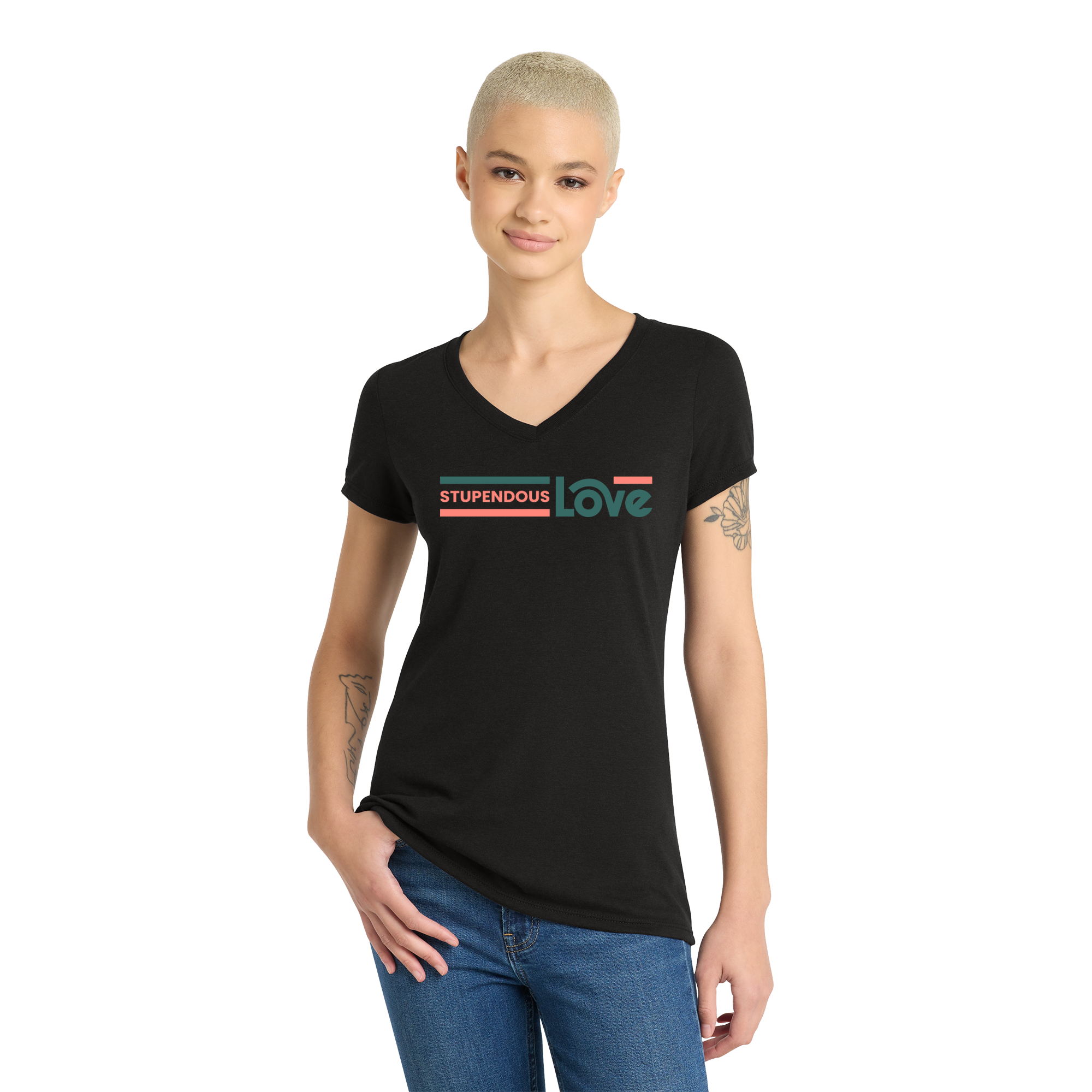 Stupendous Love Women’s Perfect Tri® V-Neck Tee