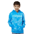 Stupendous Love Youth Tie-Dyed Hooded Sweatshirt