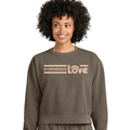 Stupendous Love Mid-Lenth PUFF Print Sweatshirt