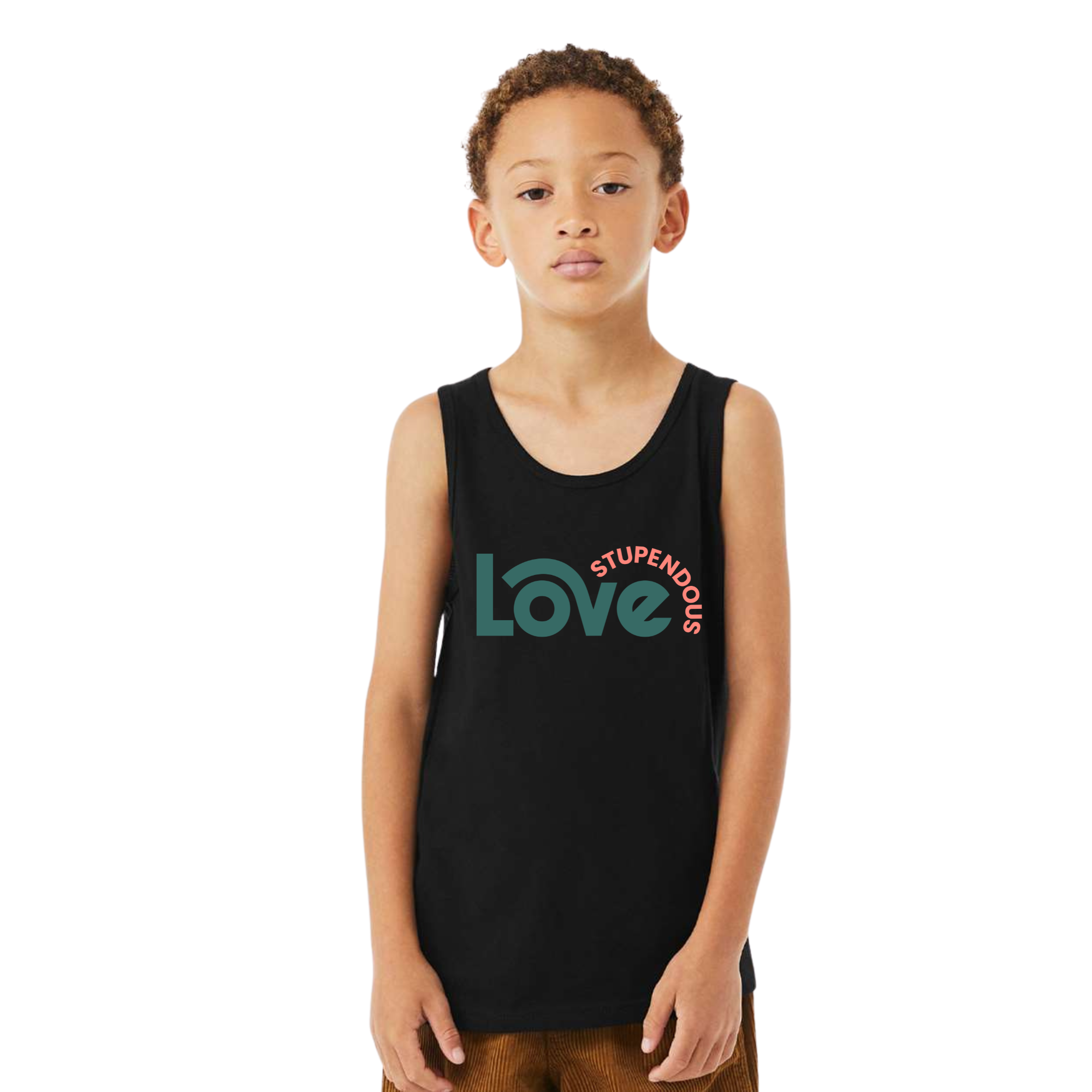 Stupendous Love Wave Youth Heather CVC Tank
