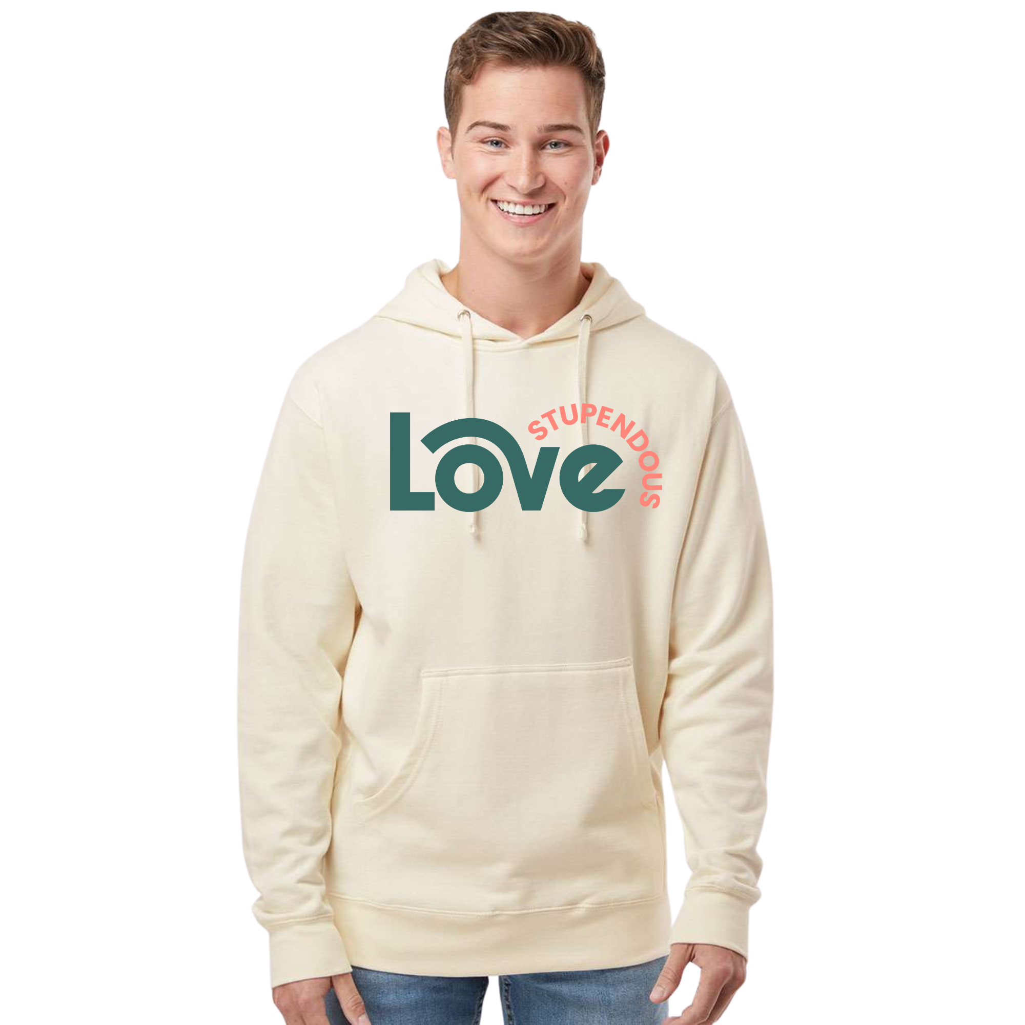 Stupendous Love Wave Logo Hoodie
