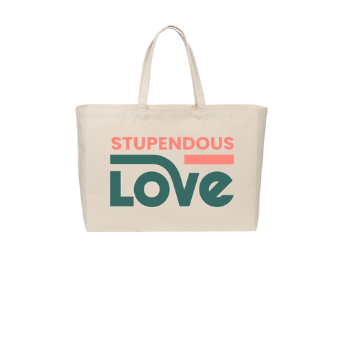 Stupendous Love Carry-All Canvas Tote