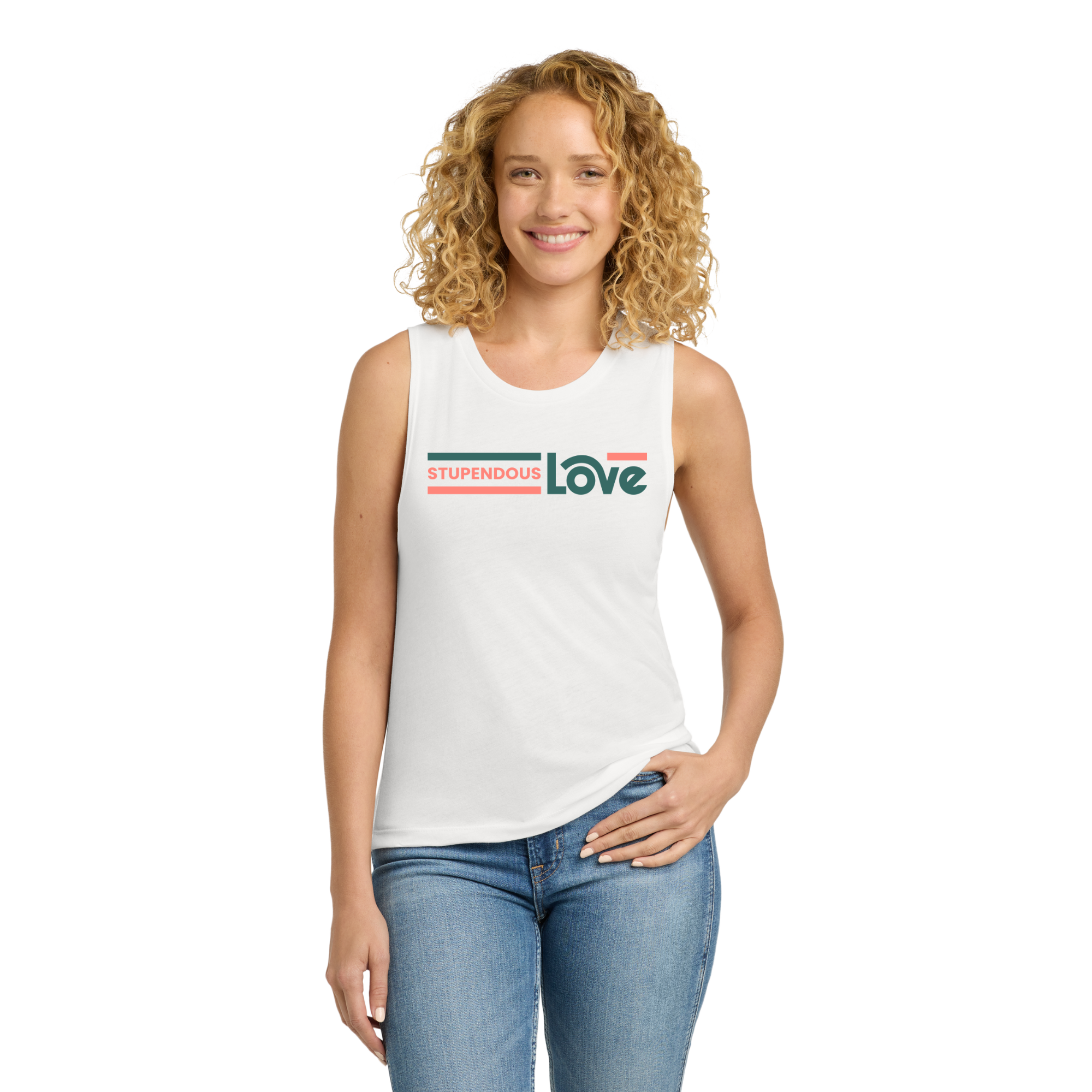 Stupendous Love Women's Festival Muscle Tank
