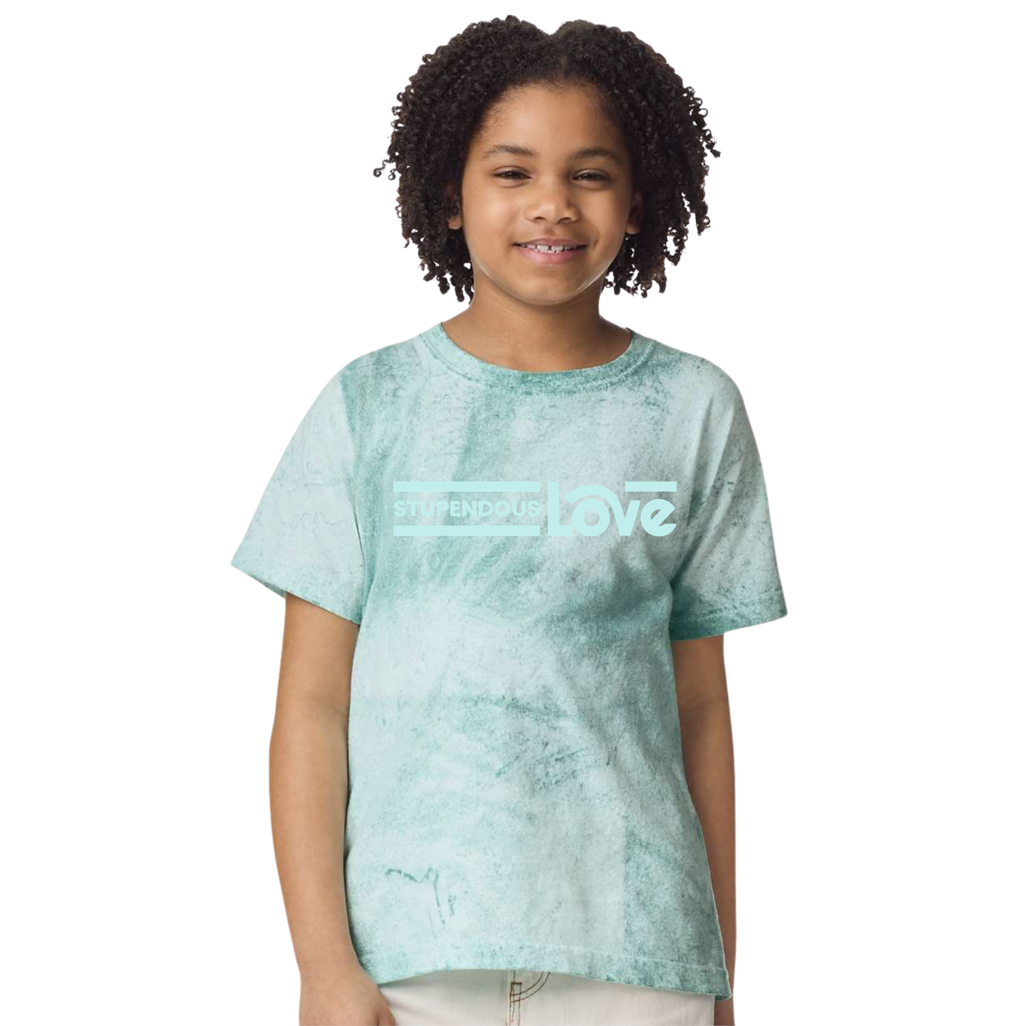 Stupendous Love Color Blast Youth Tee