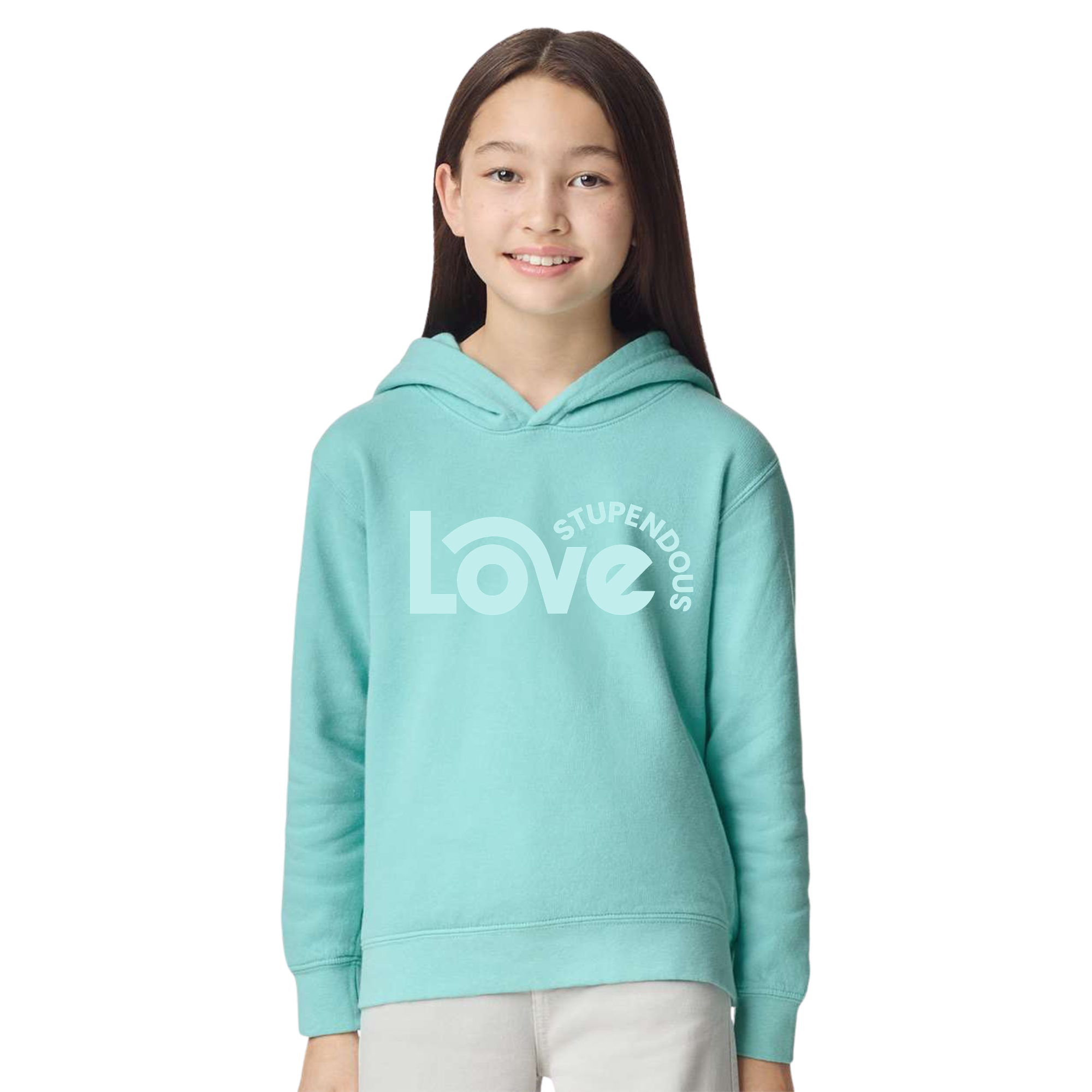 Stupendous Love Garment-Dyed Lightweight Fleece Hoodie