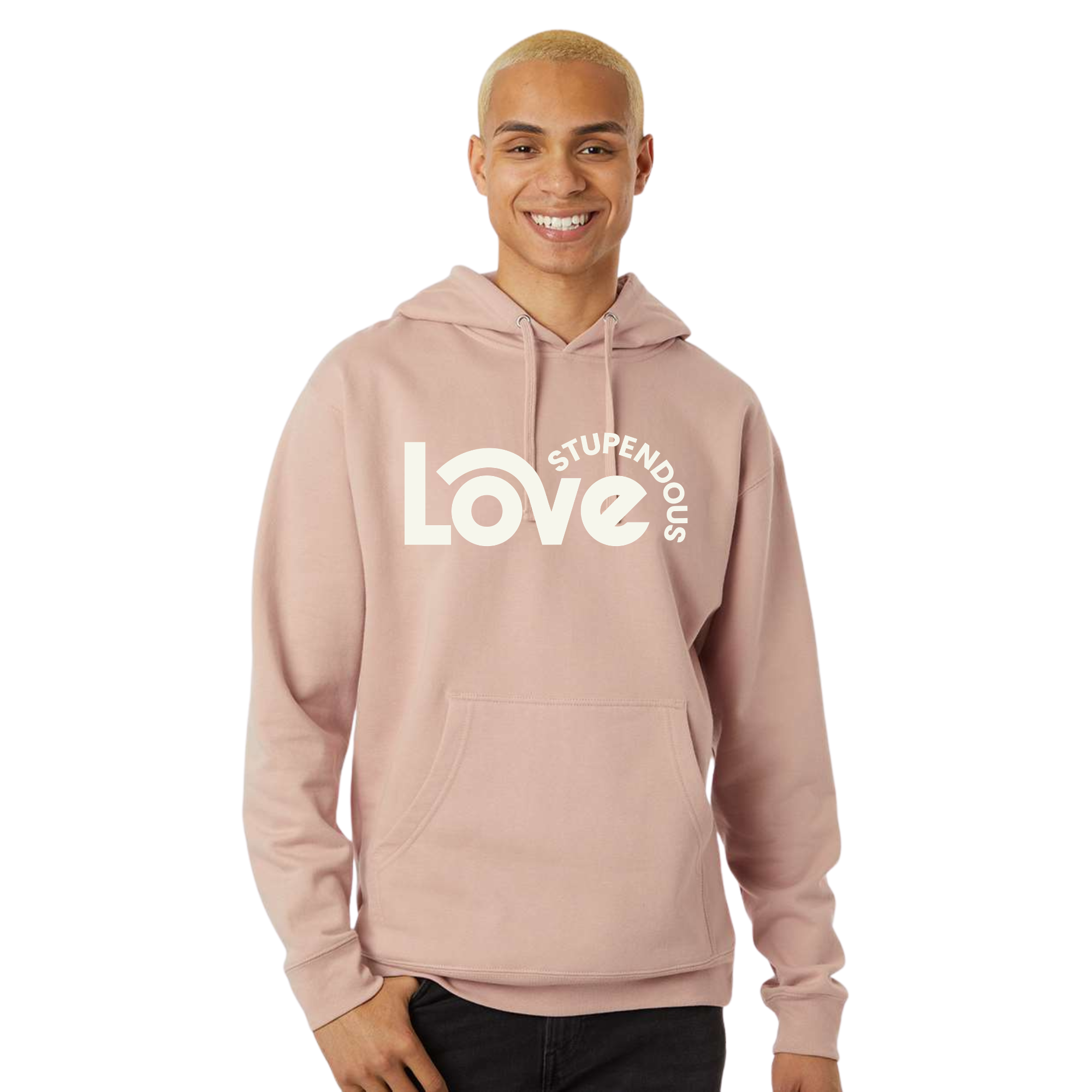 Stupendous Love Wave Logo Hoodie
