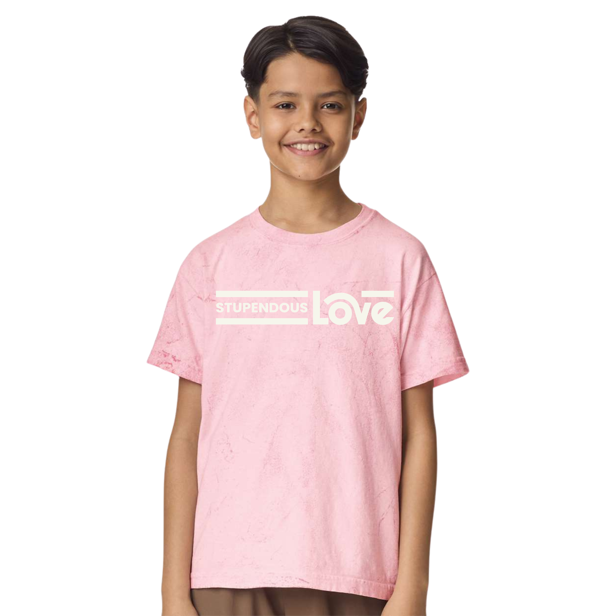 Stupendous Love Color Blast Youth Tee