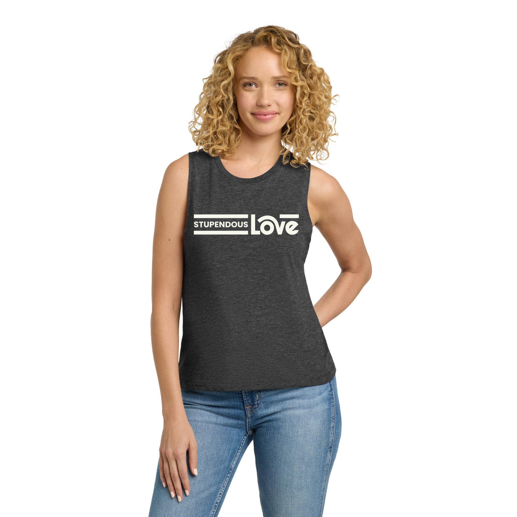 Stupendous Love Women's Festival Muscle Tank