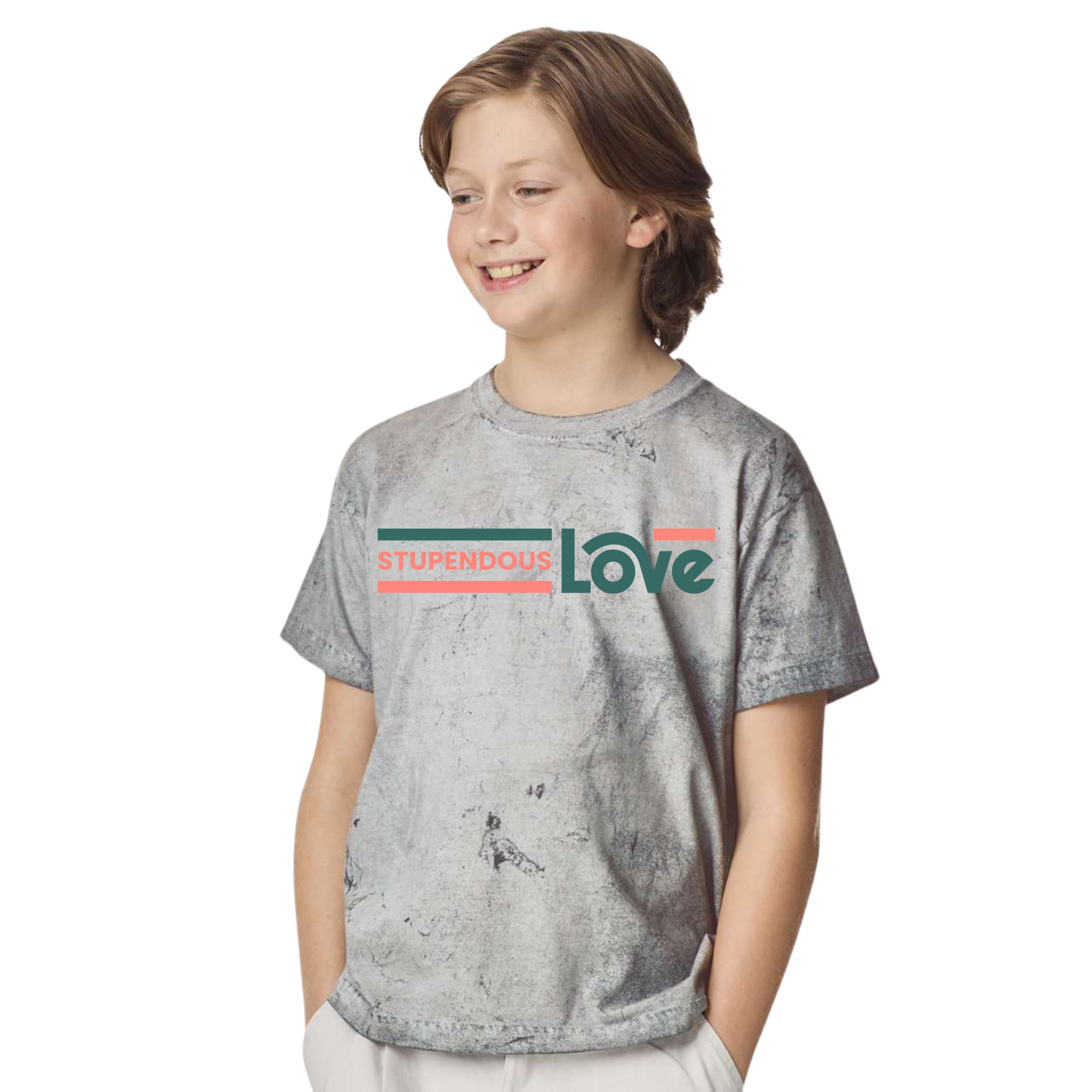 Stupendous Love Color Blast Youth Tee