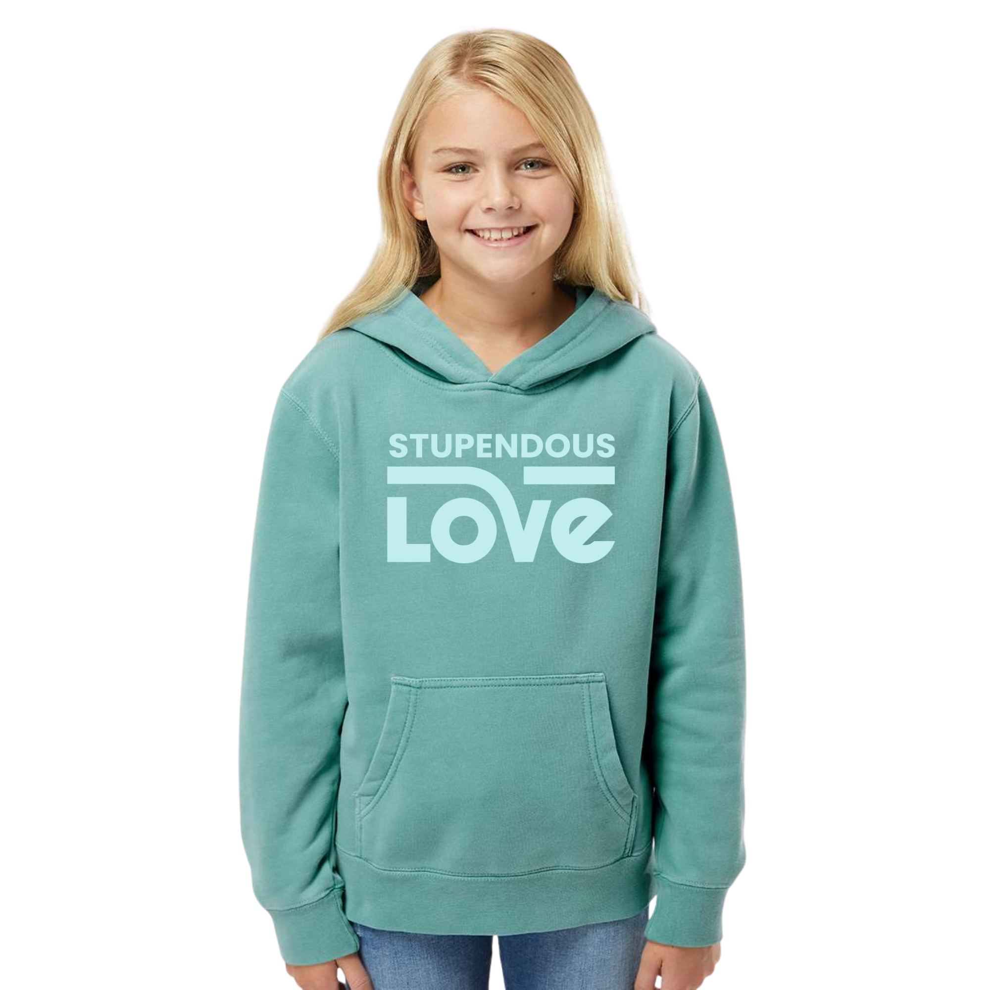 Stupendous Love Youth Pigment-Dyed Hoodie
