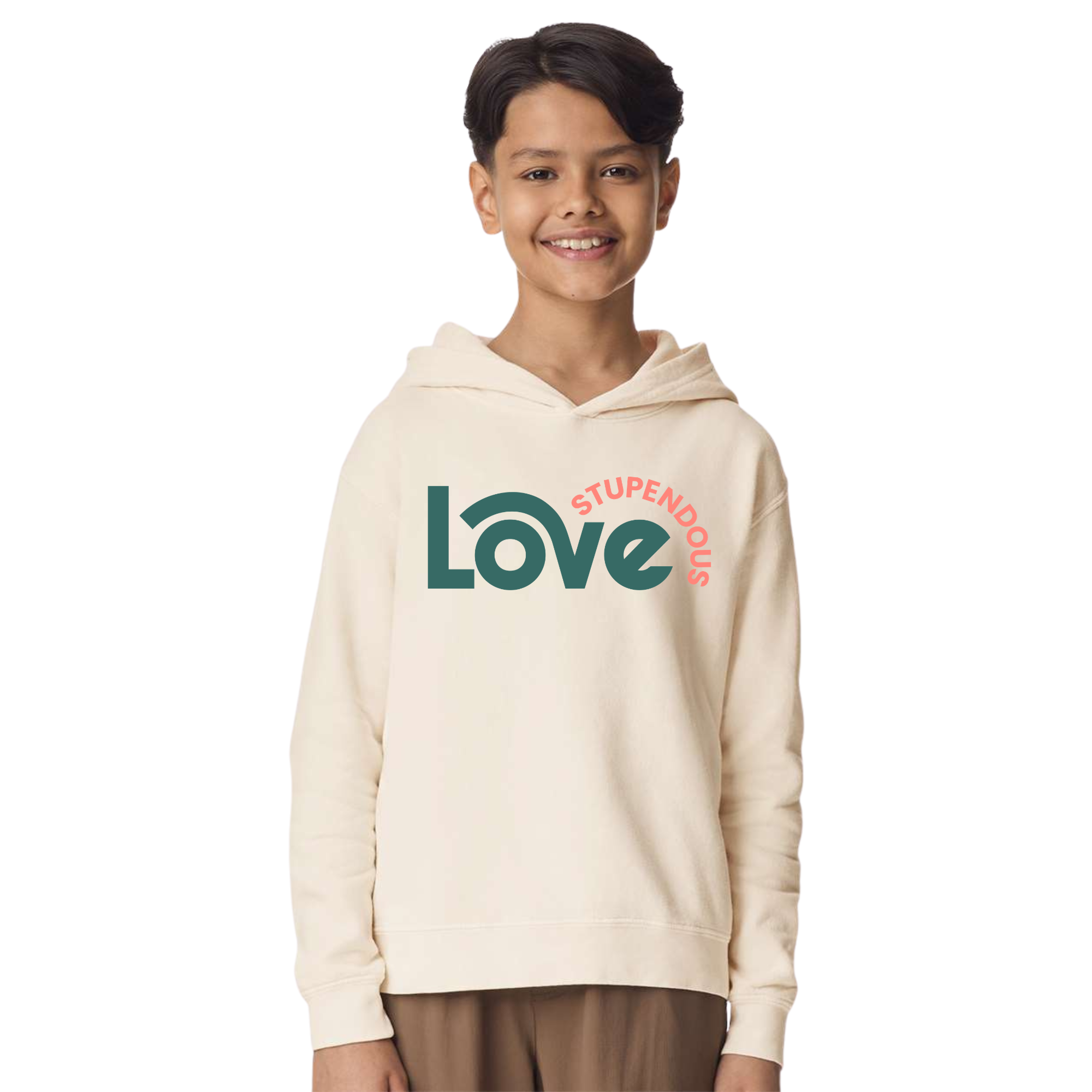 Stupendous Love Garment-Dyed Lightweight Fleece Hoodie