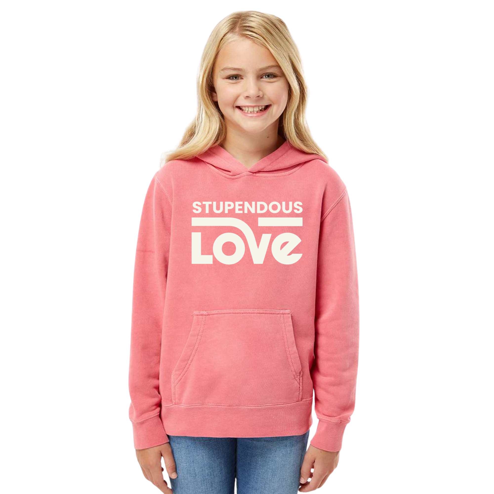 Stupendous Love Youth Pigment-Dyed Hoodie