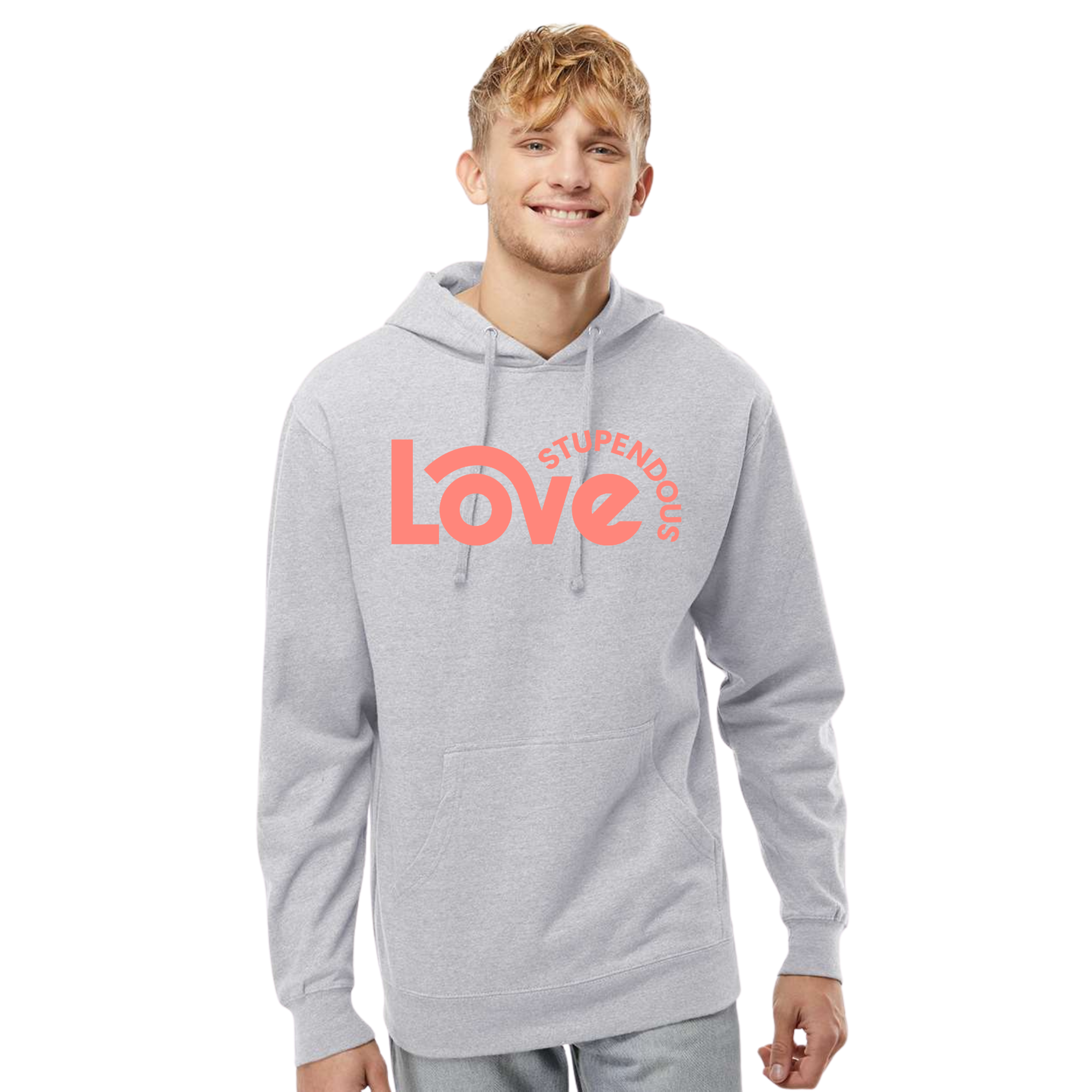 Stupendous Love Wave Logo Hoodie