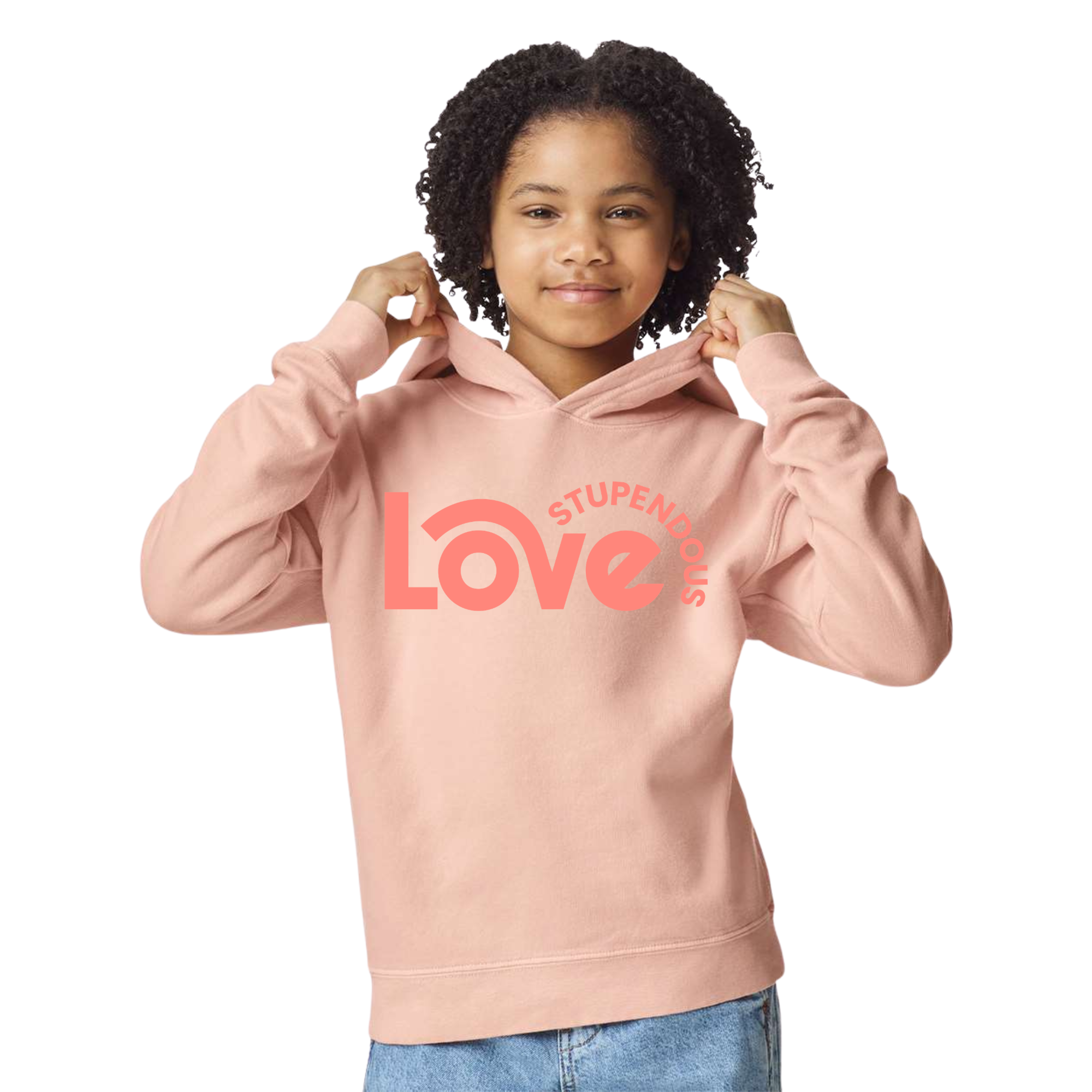 Stupendous Love Garment-Dyed Lightweight Fleece Hoodie