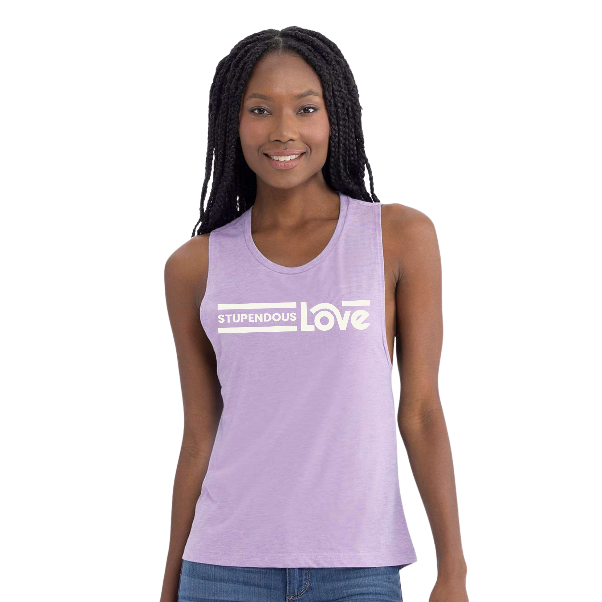 Stupendous Love Women's Festival Muscle Tank