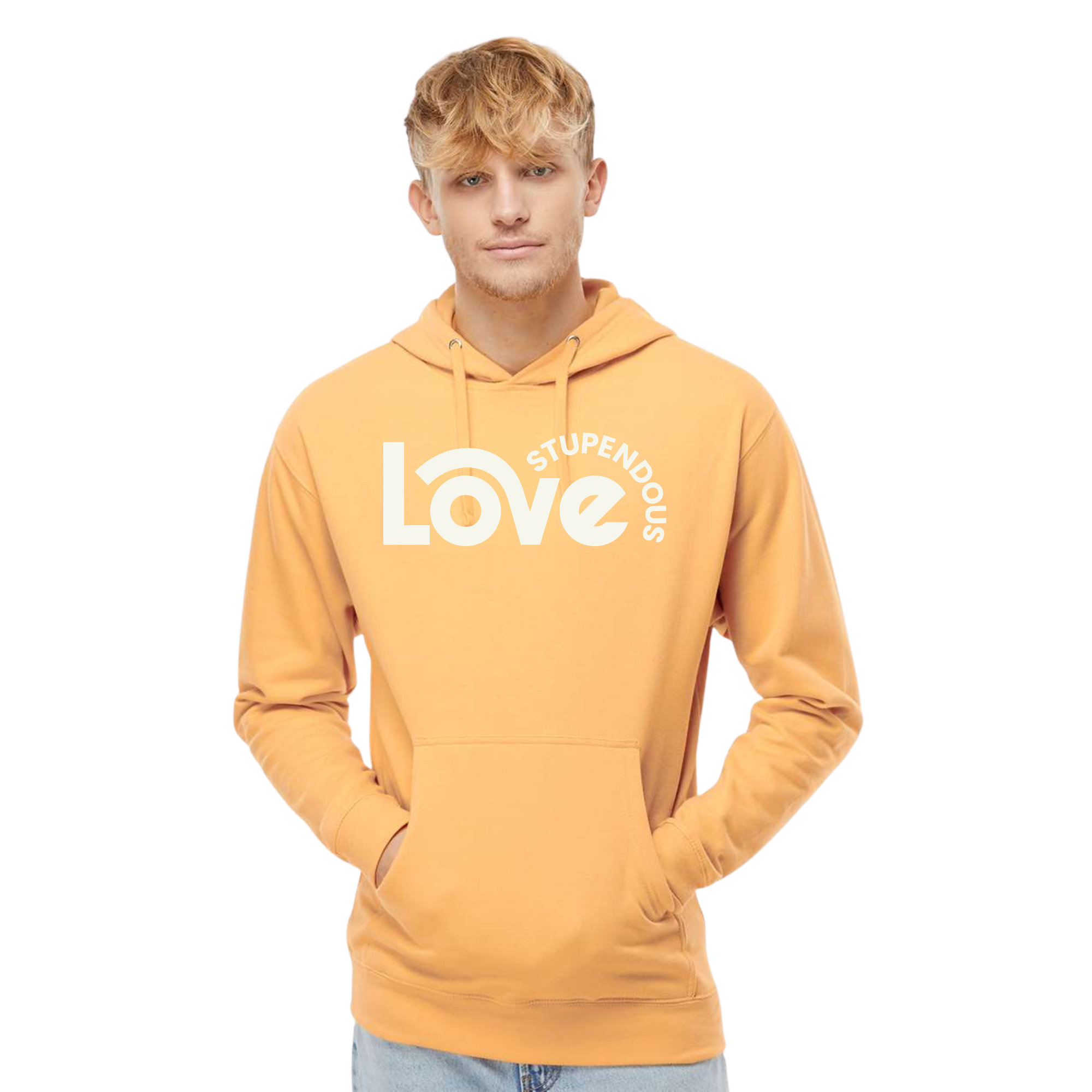 Stupendous Love Wave Logo Hoodie