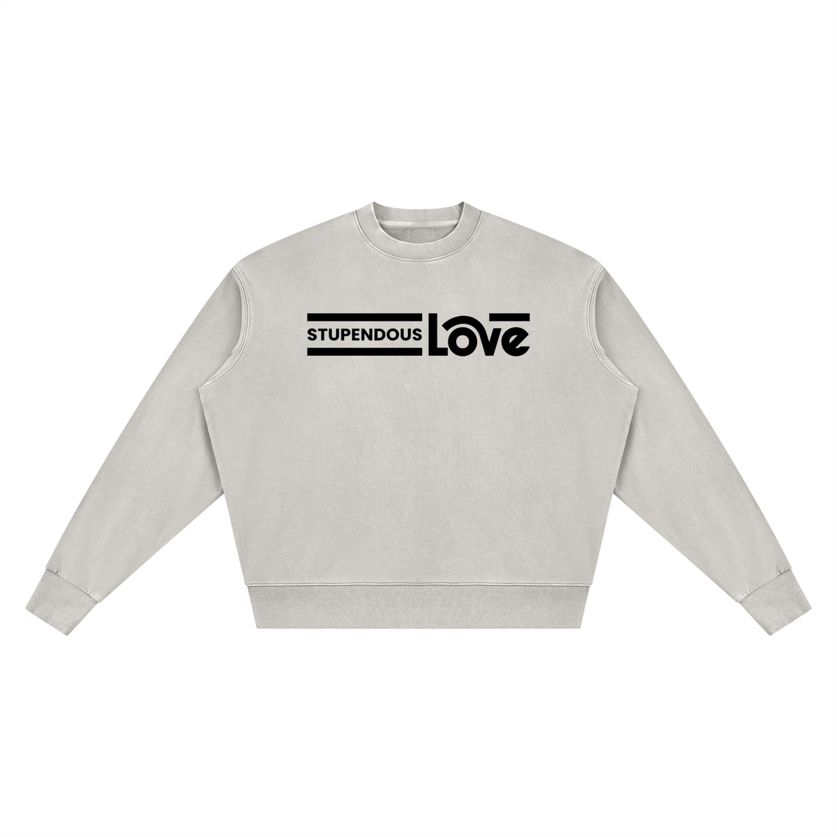 Unisex Vintage Wash Cotton Crewneck Sweatshirt