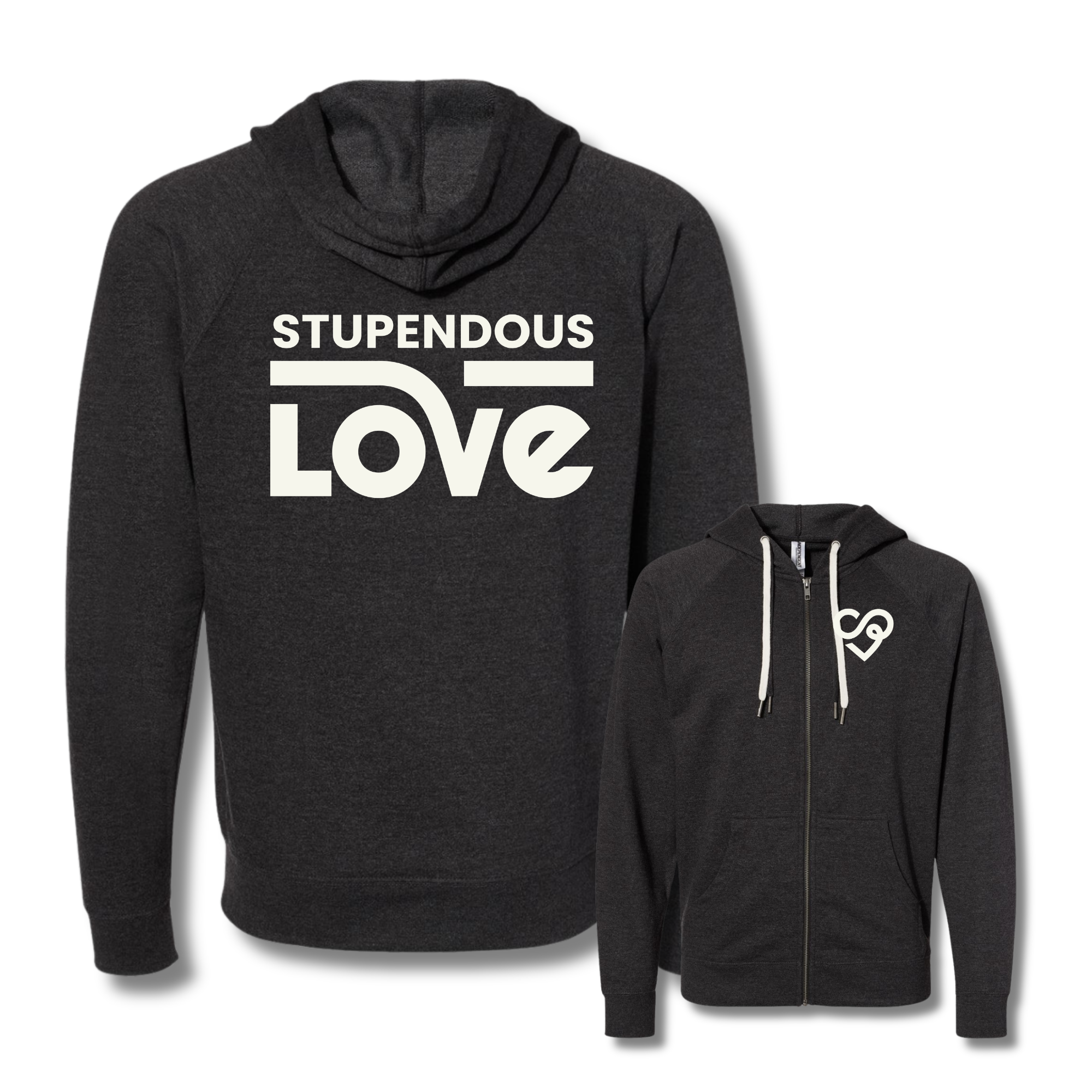 Stupendous Love Lightweight Zip Up Hoodie