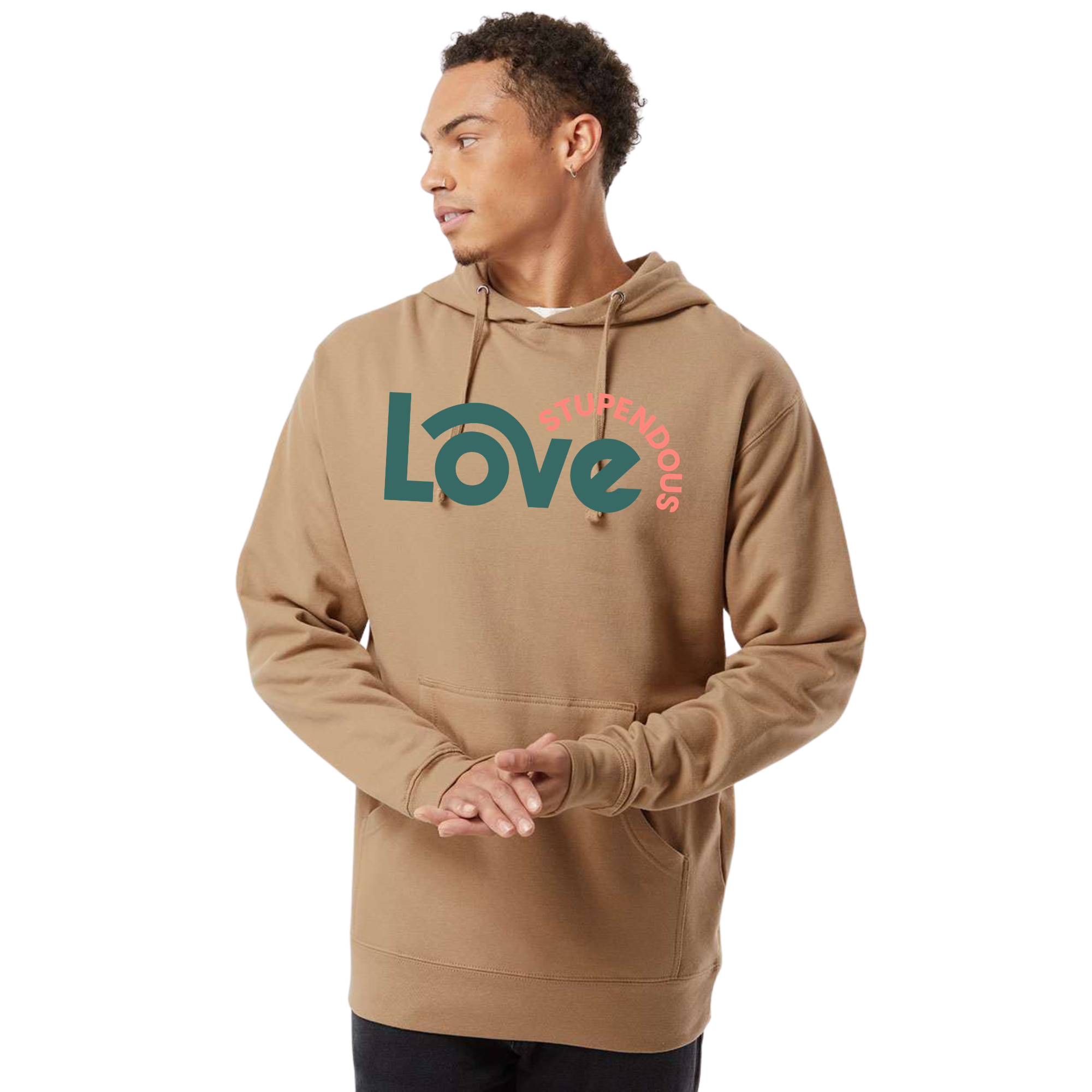 Stupendous Love Wave Logo Hoodie